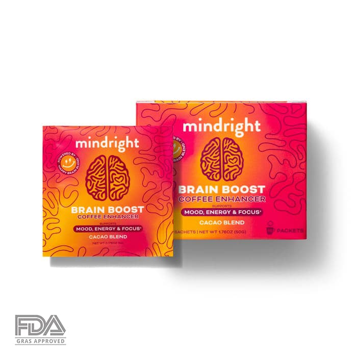 Mindright Brain Boost, Cacao Blend Coffee Enhancer | SoClean Marketplace