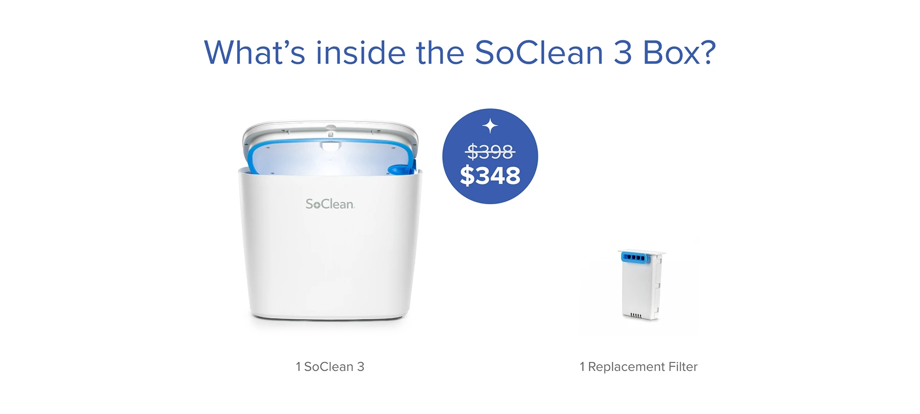 What is in the SoClean 3 Box?