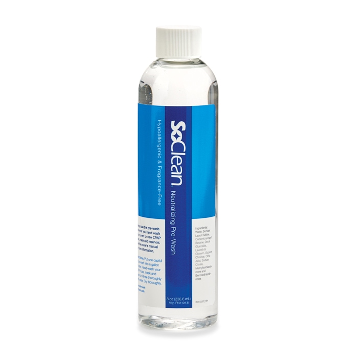 8oz Neutralizing Pre-Wash for Equipment | SoClean 3 - Fast and Easy Sleep Equipment Maintenance