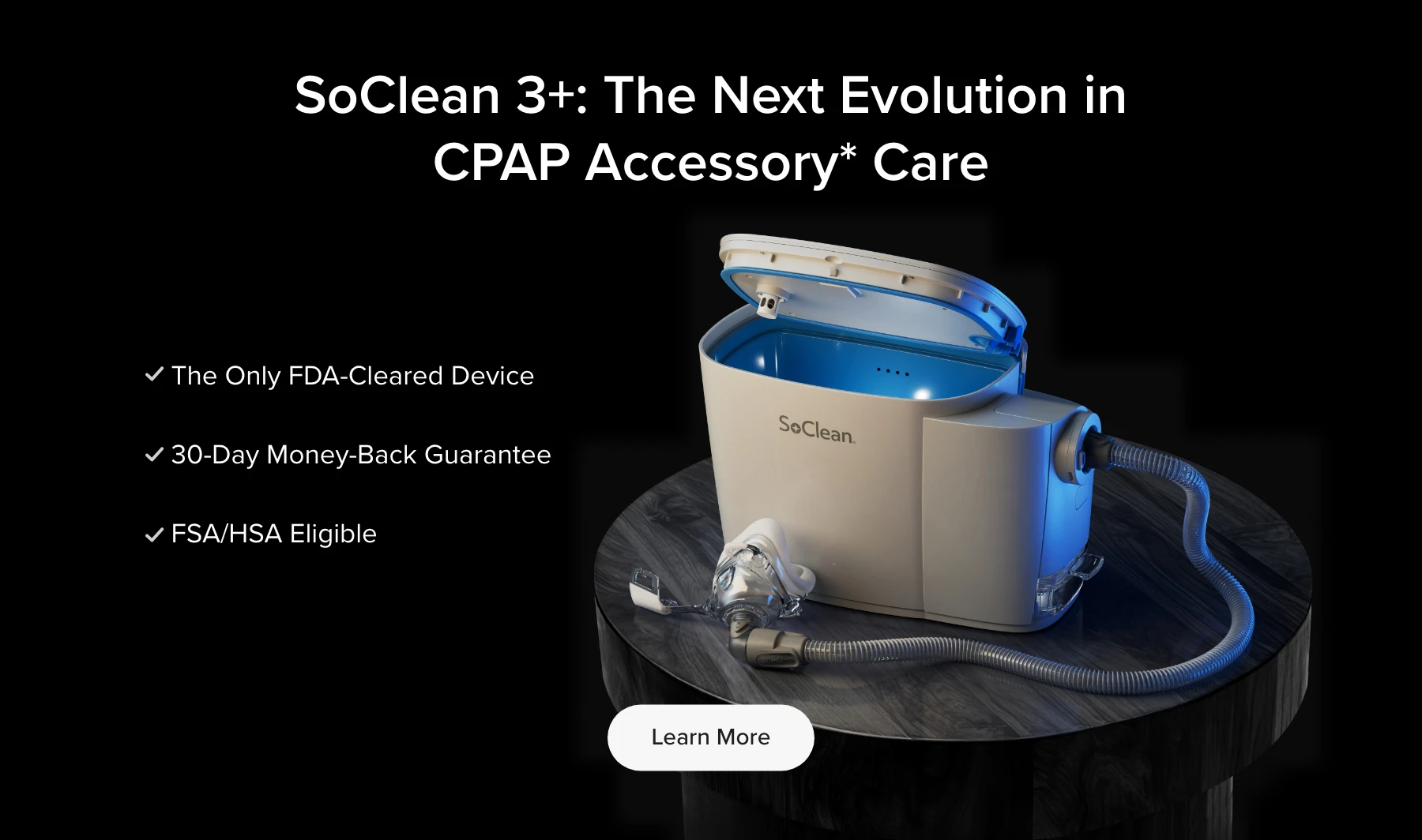 Learn more about the SoClean 3+.