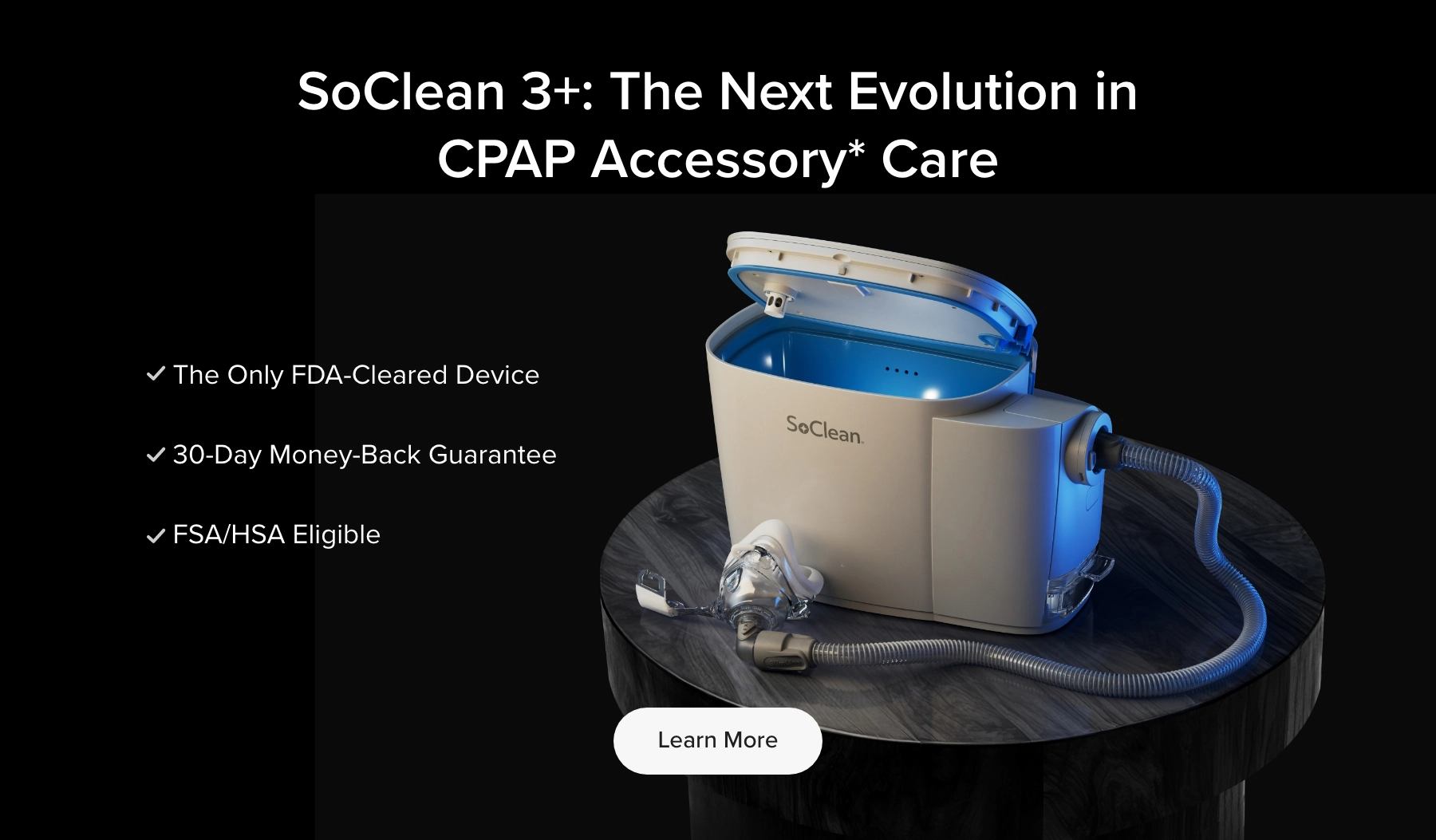 Learn more about the SoClean 3+.