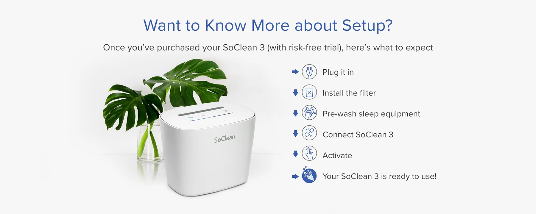 Setting up your SoClean 3