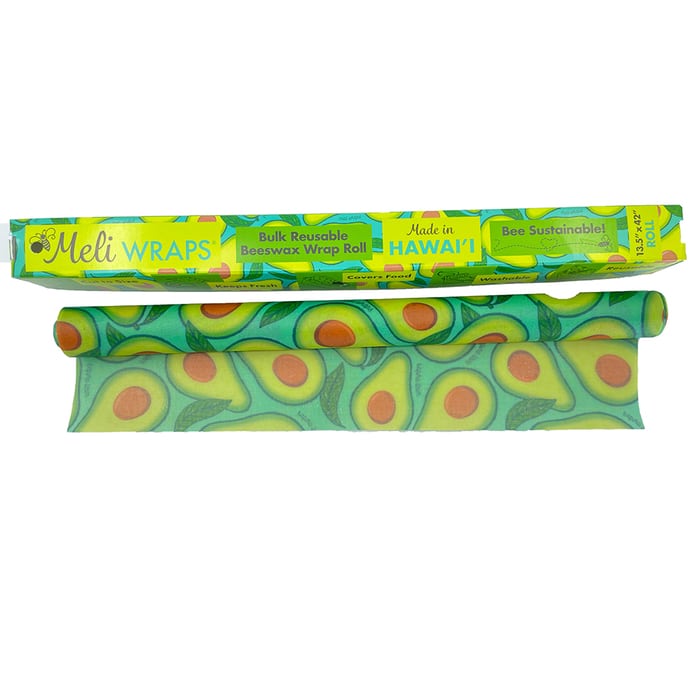 Meli Wraps Avocado Print Beeswax Wrap Bulk Roll