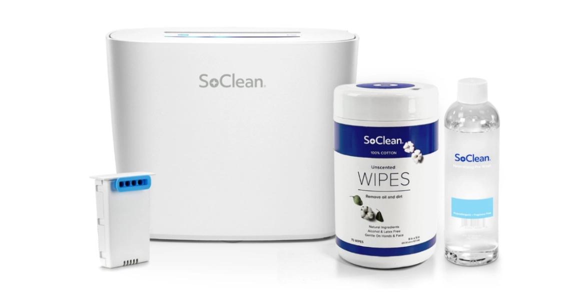 The SoClean 3 with Complete accessories.