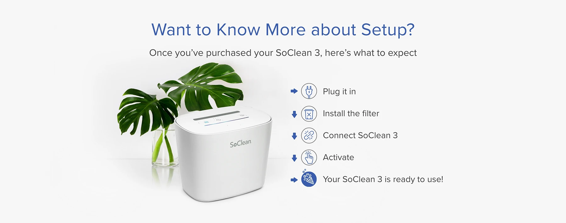 Setting up your SoClean 3