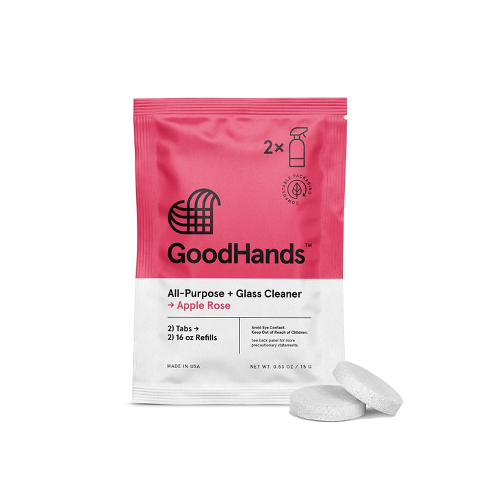 GoodHands Apple Rose Scented All-Purpose + Glass Cleaner Tab (18 Refills)