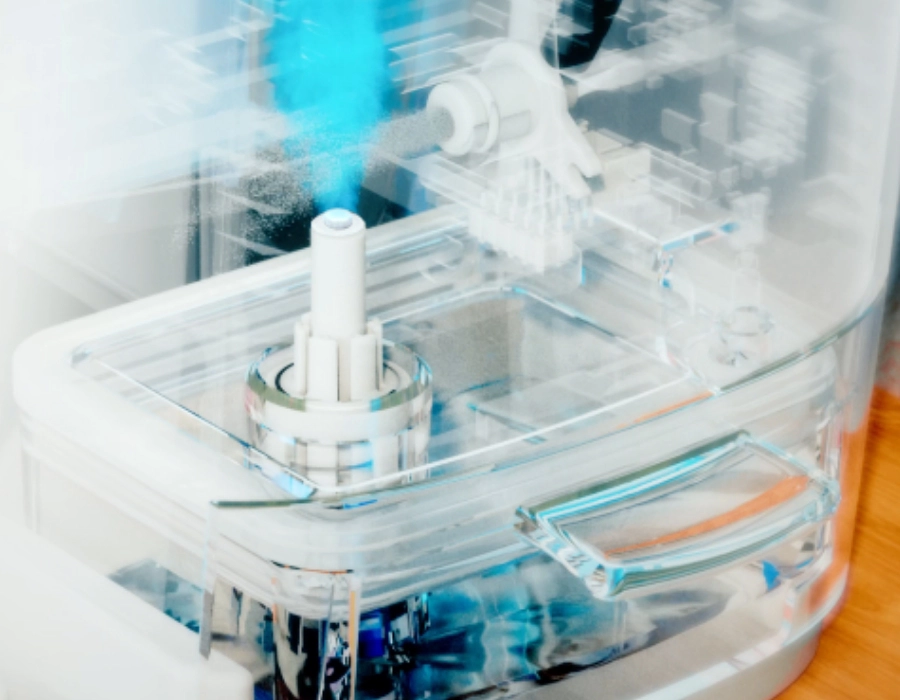 What does the SoClean 3+ wick do?