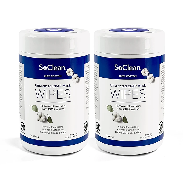 Unscented Wipes 2-Pack  | SoClean - Fast and Easy Cleaning