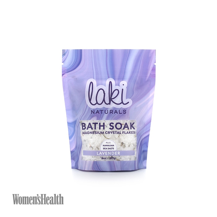 Laki Naturals Lavender Magnesium Flakes Bath Soak, 8oz