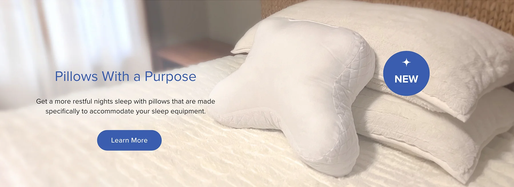 Core® Pillows for use with Sleep Equipment.