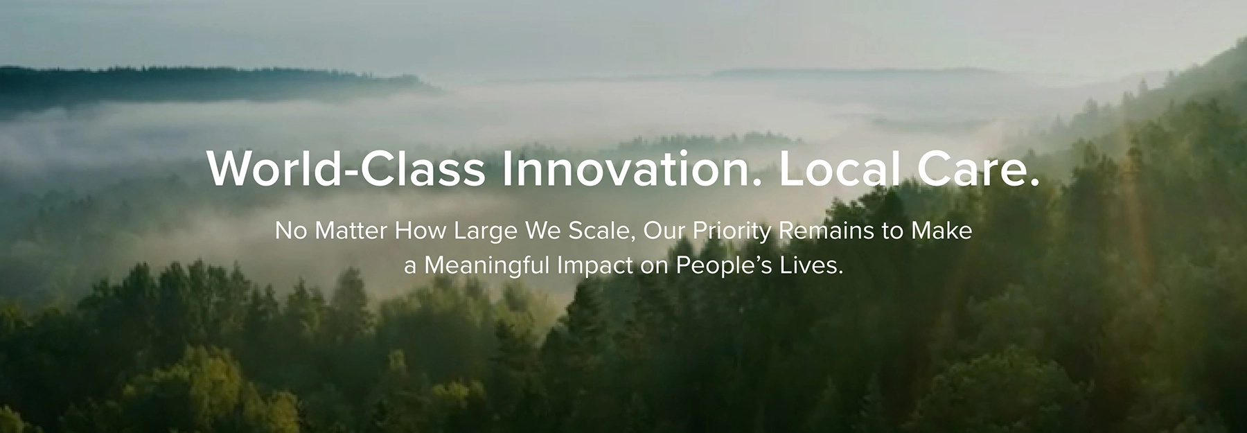 SoClean: World-Class innovation. Local Care. - our values.