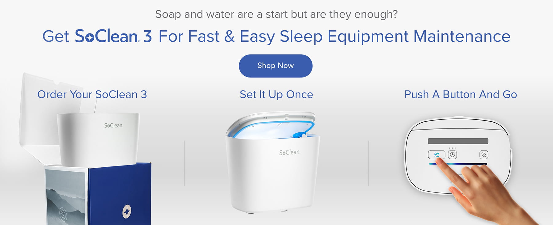 SoClean 3 is the #1 device for maintaining your sleep equipment.