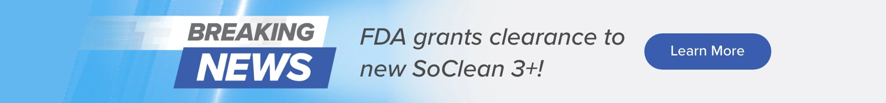 FDA grants clearance to SoClean 3+