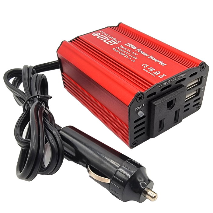 
                
                  Portable Outlet Car Charger & Inverter
                
              