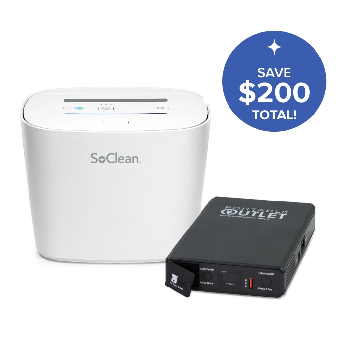 
                
                  SoClean 3 & Portable Outlet Savings Bundle
                
              