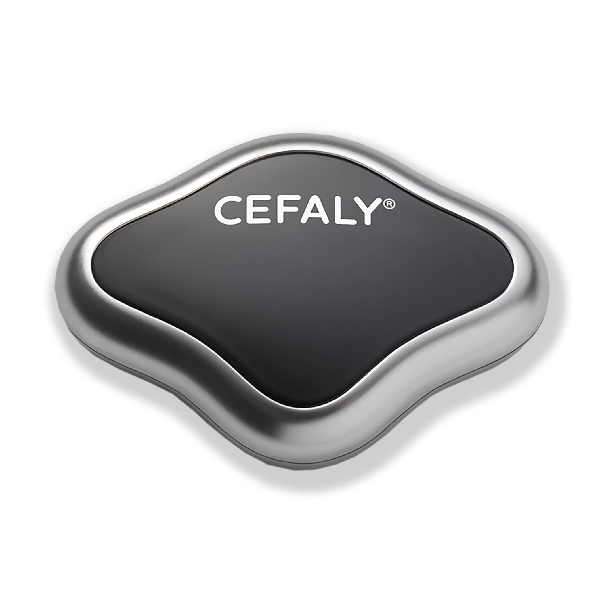Dispositivo CEFALY para el tratamiento y la prevención de migrañas con electrodo apoyado en un escritorio 10