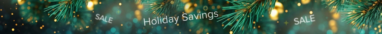 Holiday savings for a limited time.