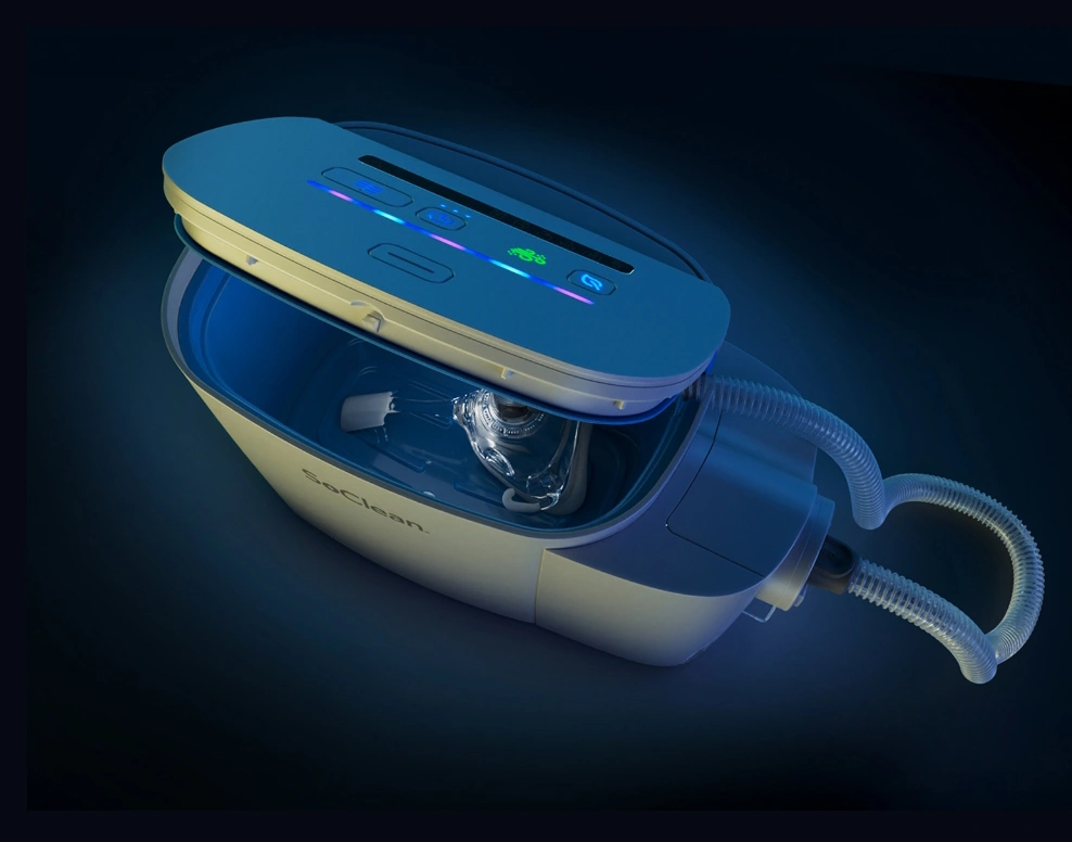 SoClean 3+ with open lid.