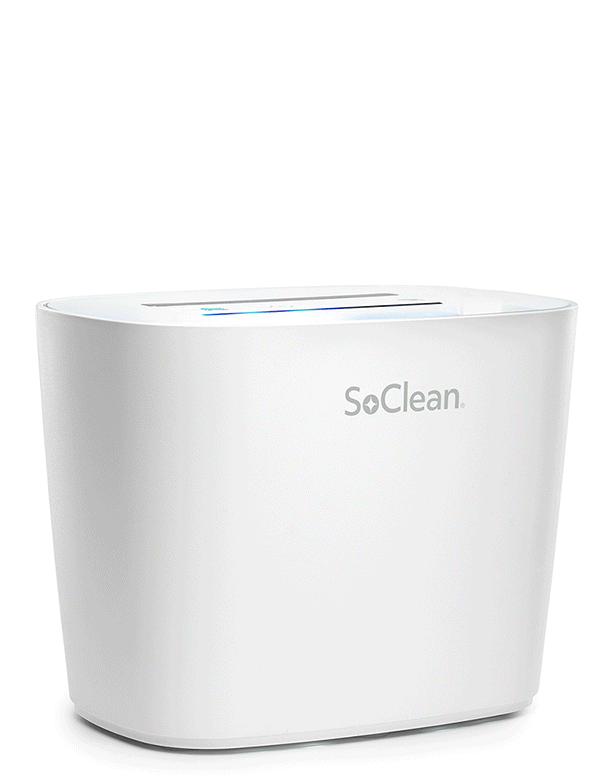 The SoClean3 with top opening and closing