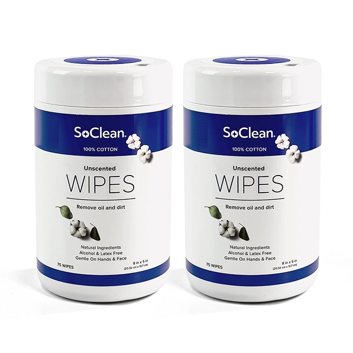 Unscented Wipes 2-Pack  | SoClean - Fast and Easy Cleaning