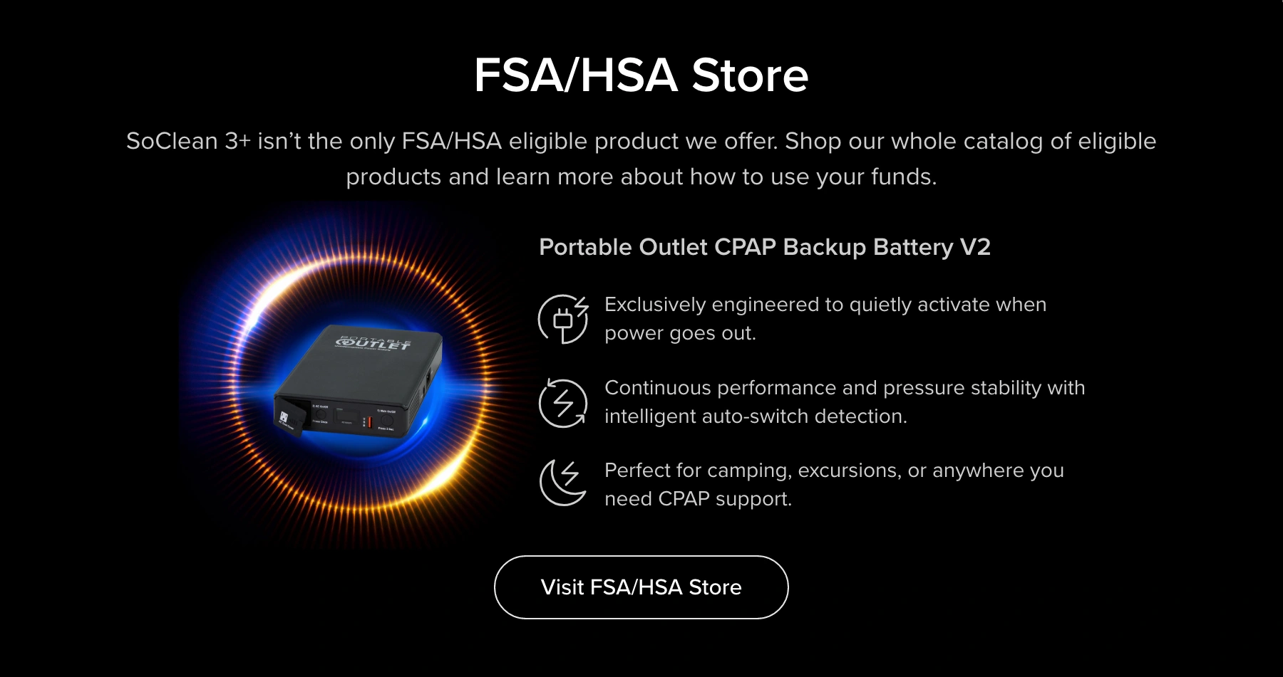 SoClean FSA/HSA Store.