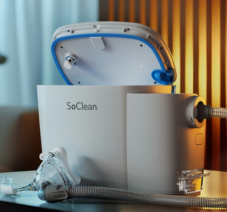 SoClean 3+ has a patented design that simplifies your routine.