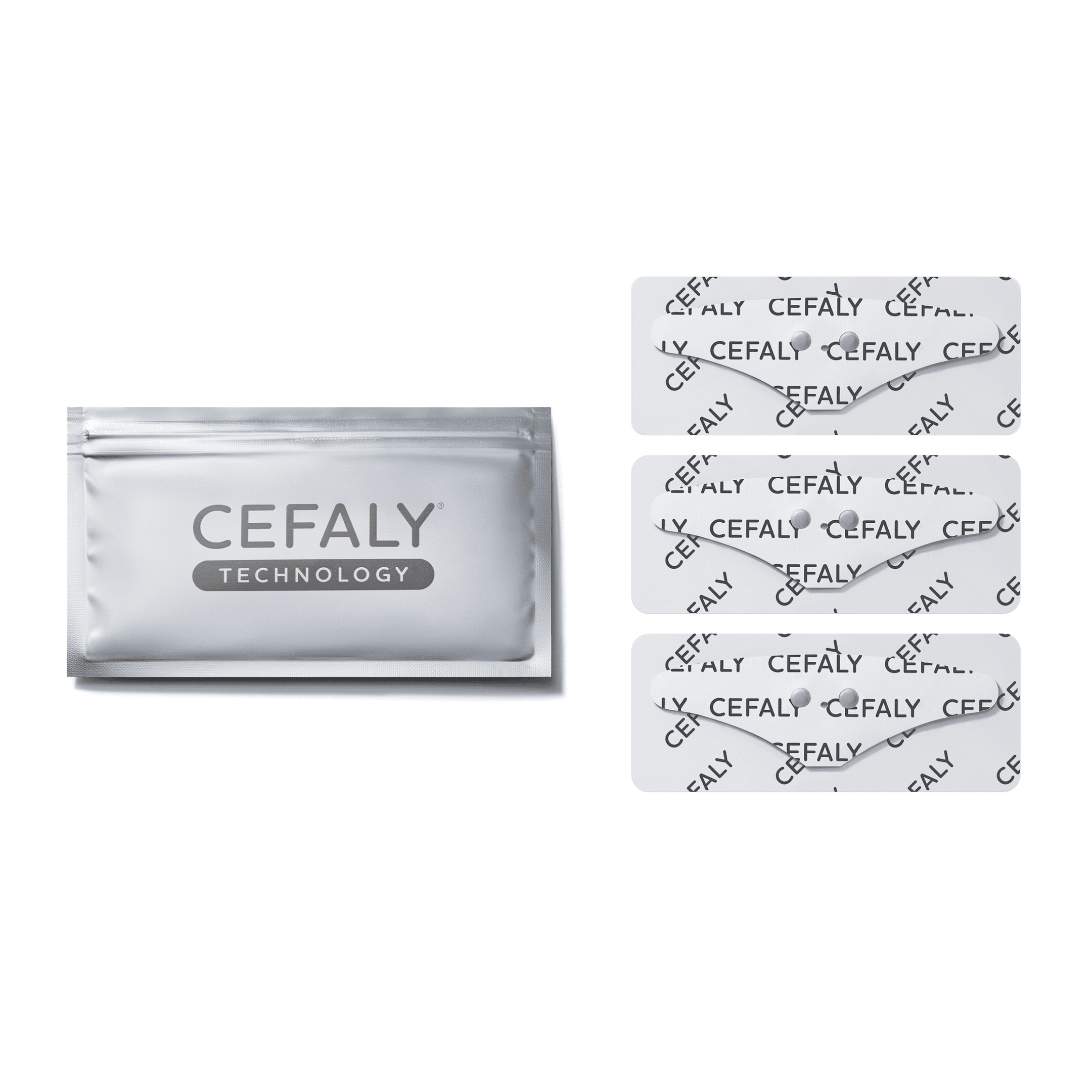  Cefaly Migraine treatment and prevention device with electrode laid out on work desk  5