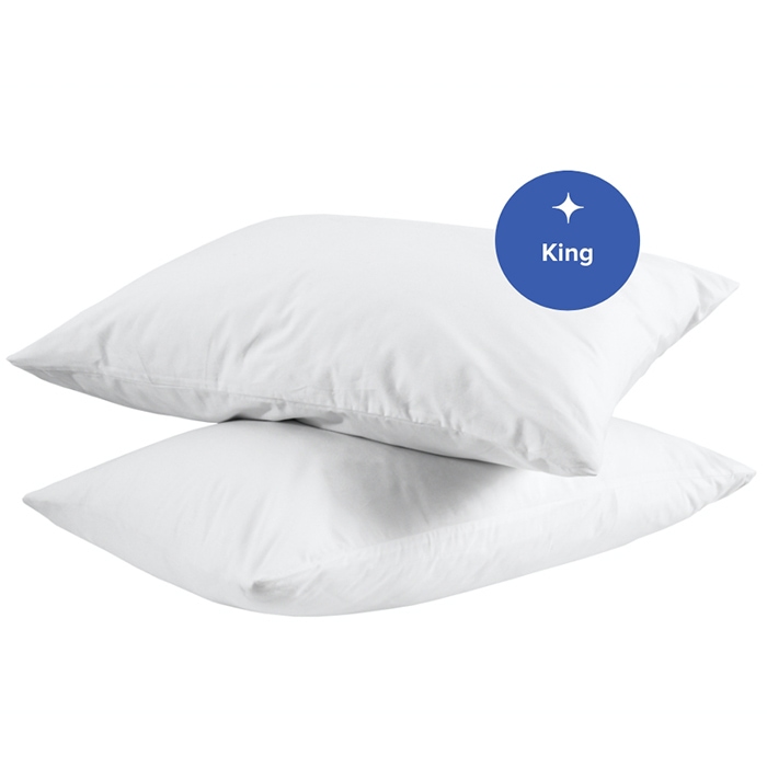 Down Etc 25%/75% White Goose Down and Feather Pillows - King