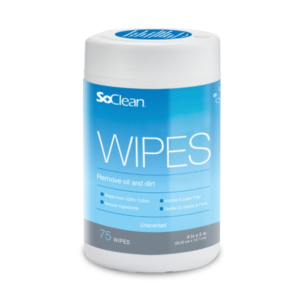 SoClean 2 Unscented Wipes - 75ct | SoClean 