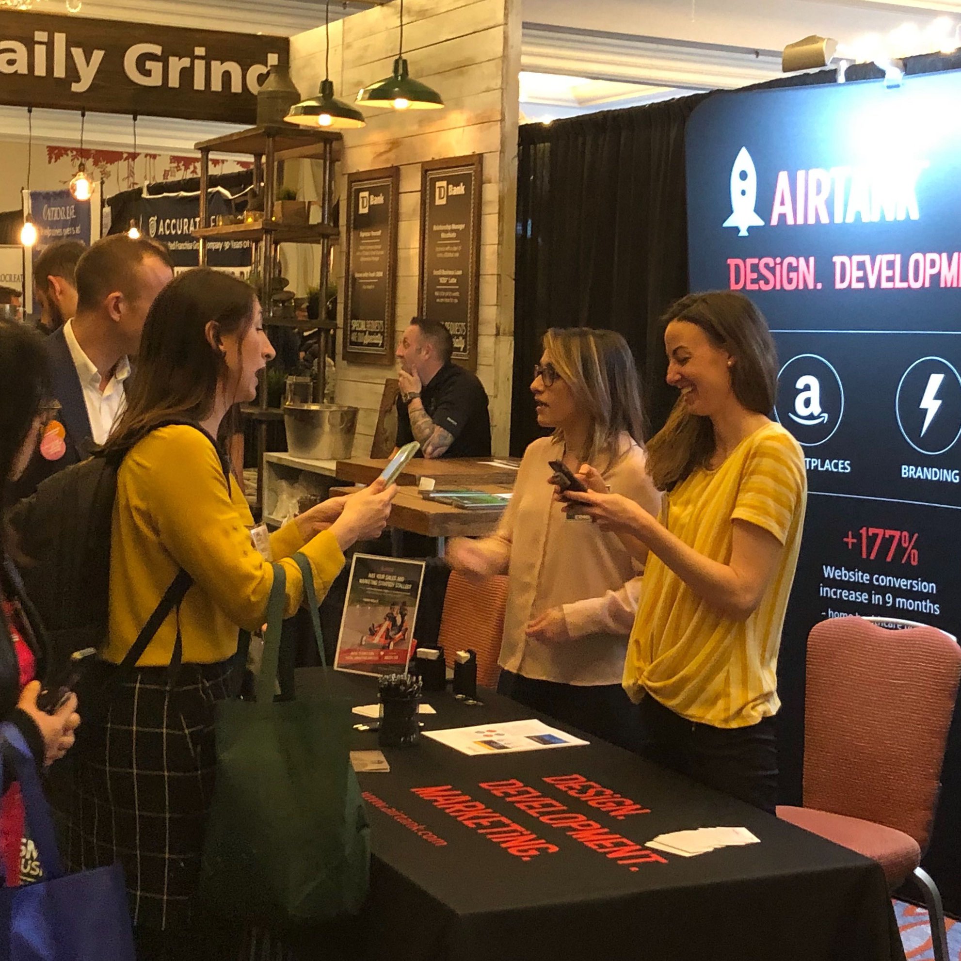 Airtank Booth at Small Business Expo in Boston