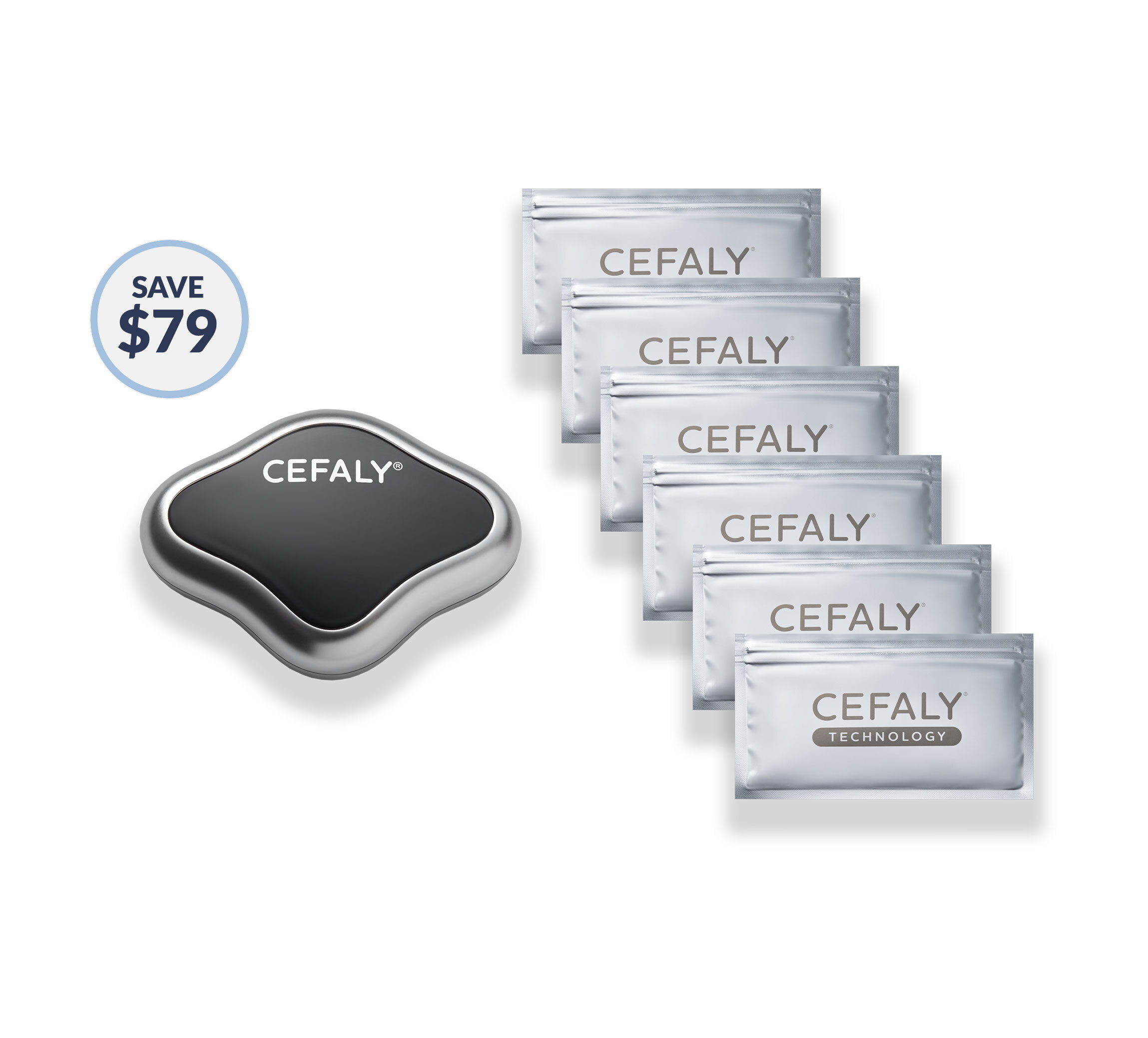 What is included with the Cefaly Migraine treatment and prevention device 1